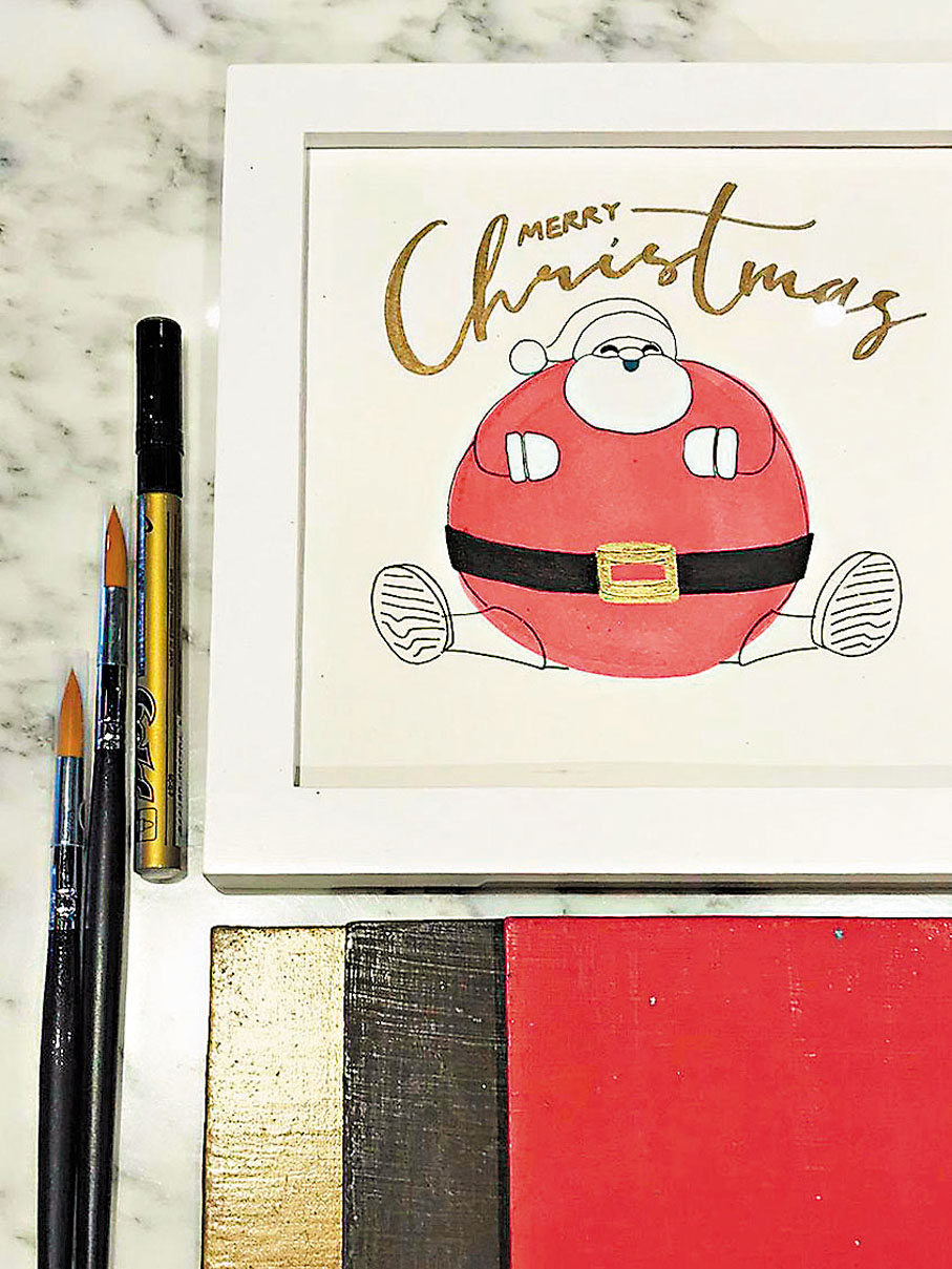 ●工作坊充滿聖誕氣氛