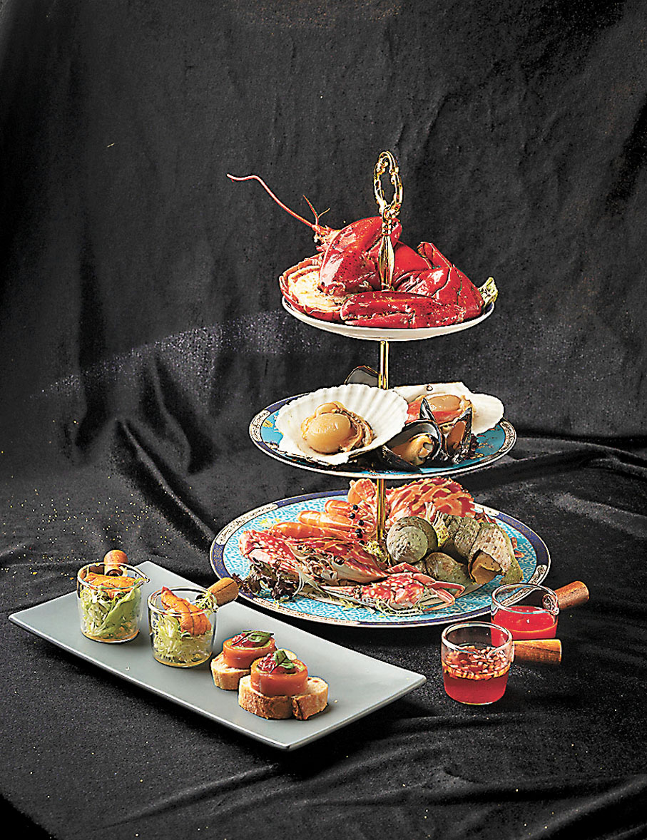 ●時令聖誕海鮮塔