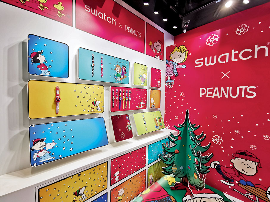 ●Swatch x Peanuts聖誕主題店