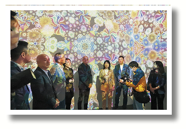 ●沉浸式數字體驗展猶如萬花筒一般