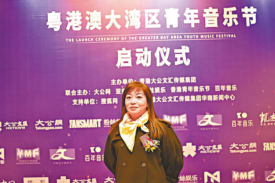 ●廣東省香港商會會長羅惠馨。胡若璋  攝