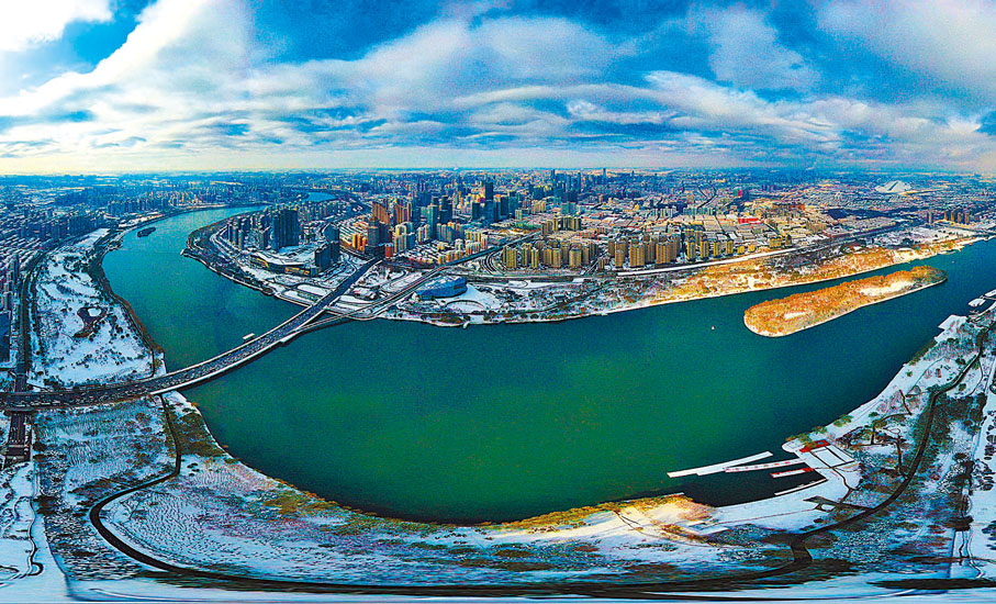 ●瀋陽渾河兩岸雪景