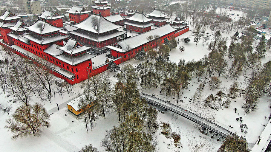 ●白塔公園雪景
