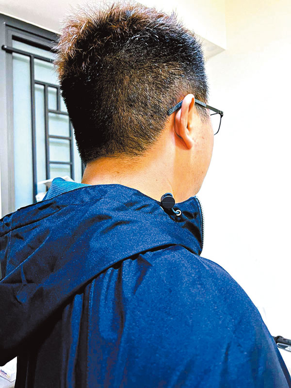 ●陳先生對單位感滿意。受訪者供圖