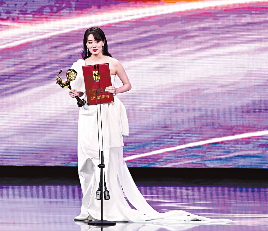 ● 張小斐堅持夢想，獲得金雞獎最佳女主角獎。  蔣煌基 攝