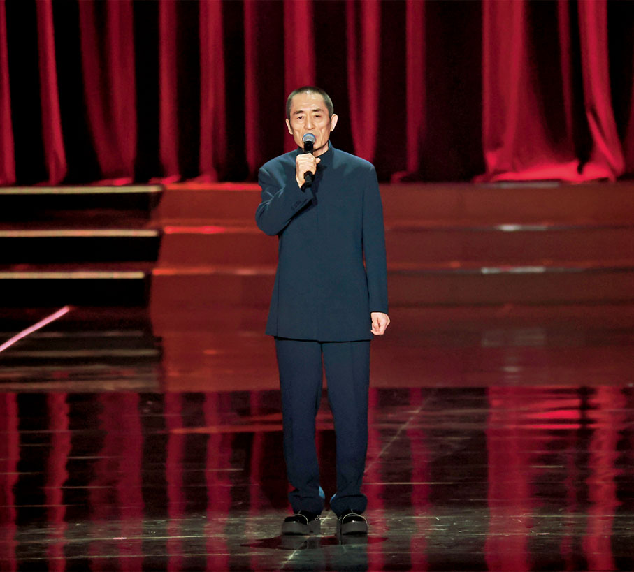 ● 張藝謀寄語未來的電影人，中國電影需要靠年輕新銳的電影人創造。  蔣煌基 攝