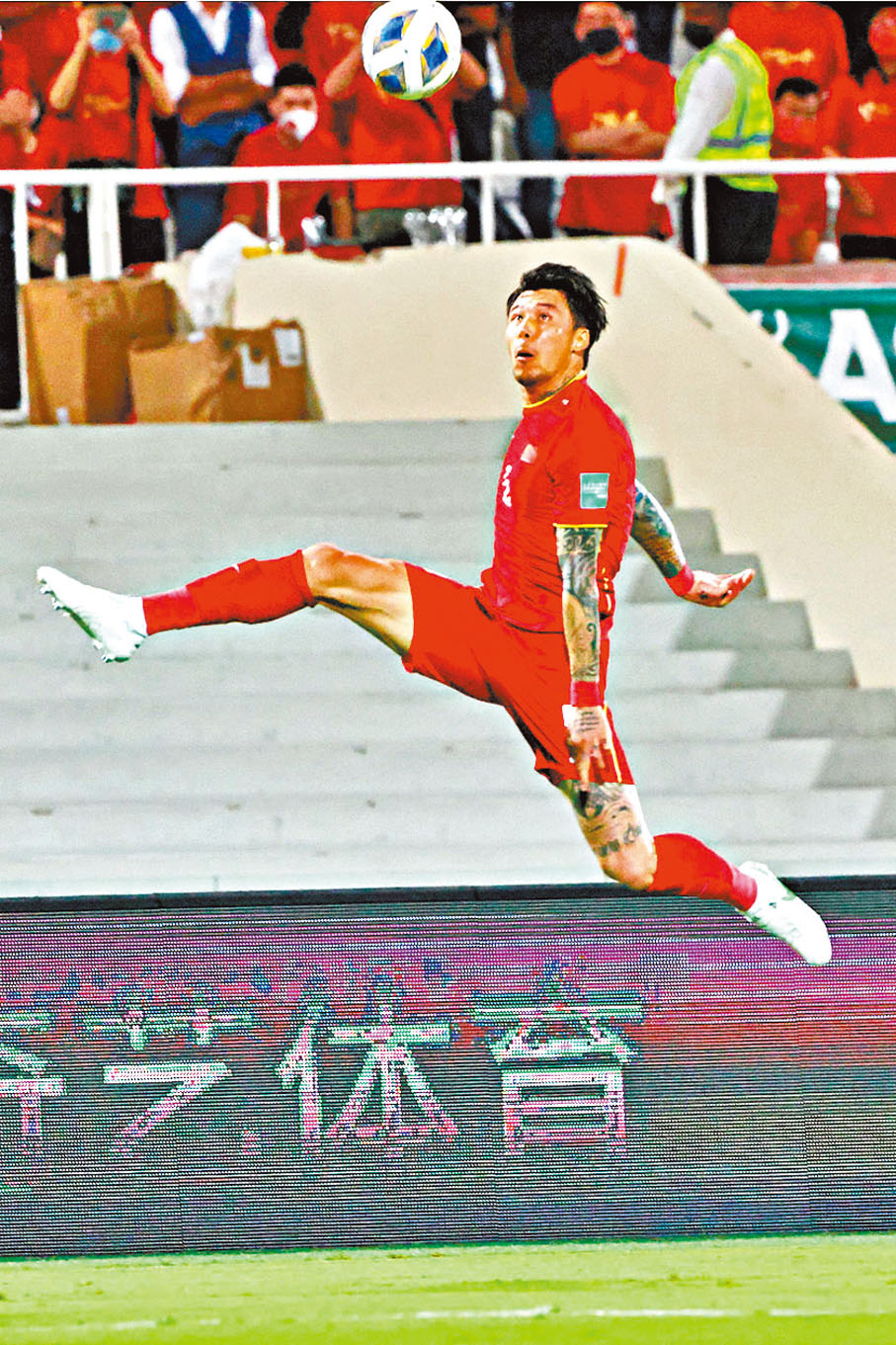 ●國腳張琳芃是愛紋身之人。 資料圖片