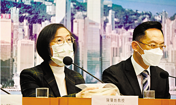 ◆ 陳肇始表示，只要市民願意接種，政府一定會確保可在短時間內接種得到。香港文匯報記者  攝