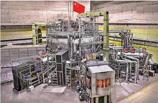 ◆素有「人造太陽」之稱的EAST全超導托卡馬克裝置（東方超環）（資料圖）。中新社