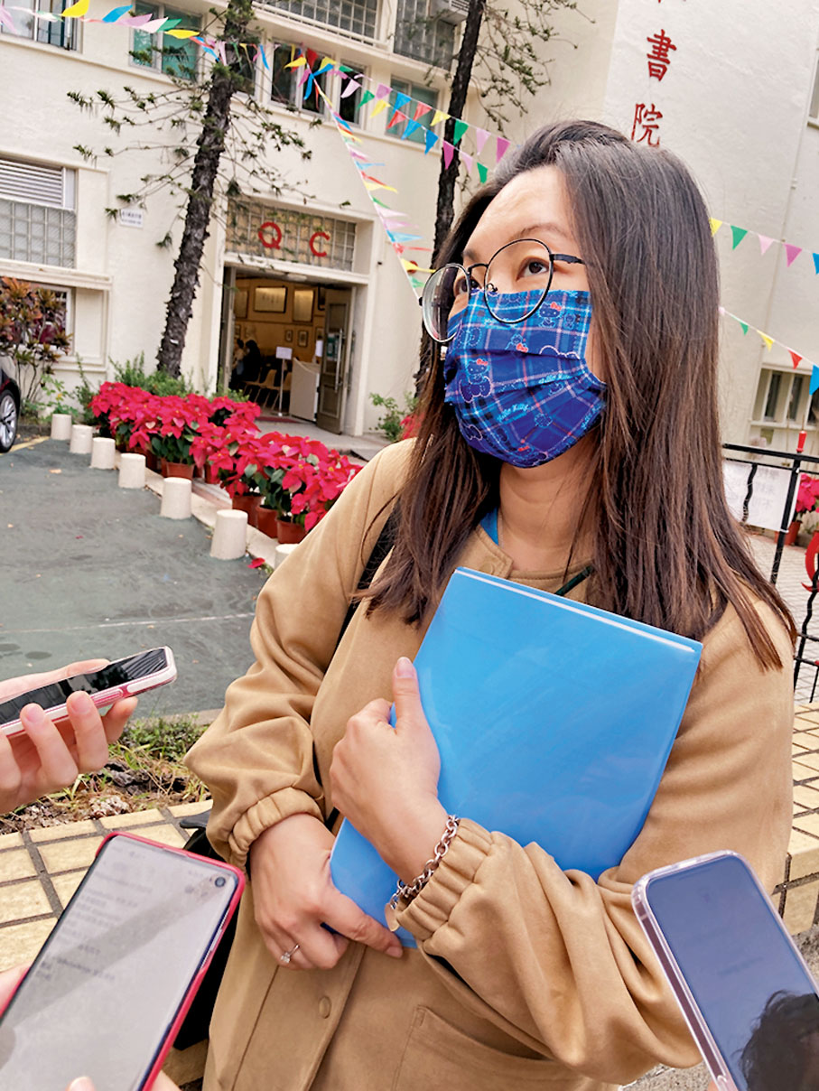 ◆游太指不會為了博入名校而盲目替兒子報讀興趣班。香港文匯報記者盧博  攝