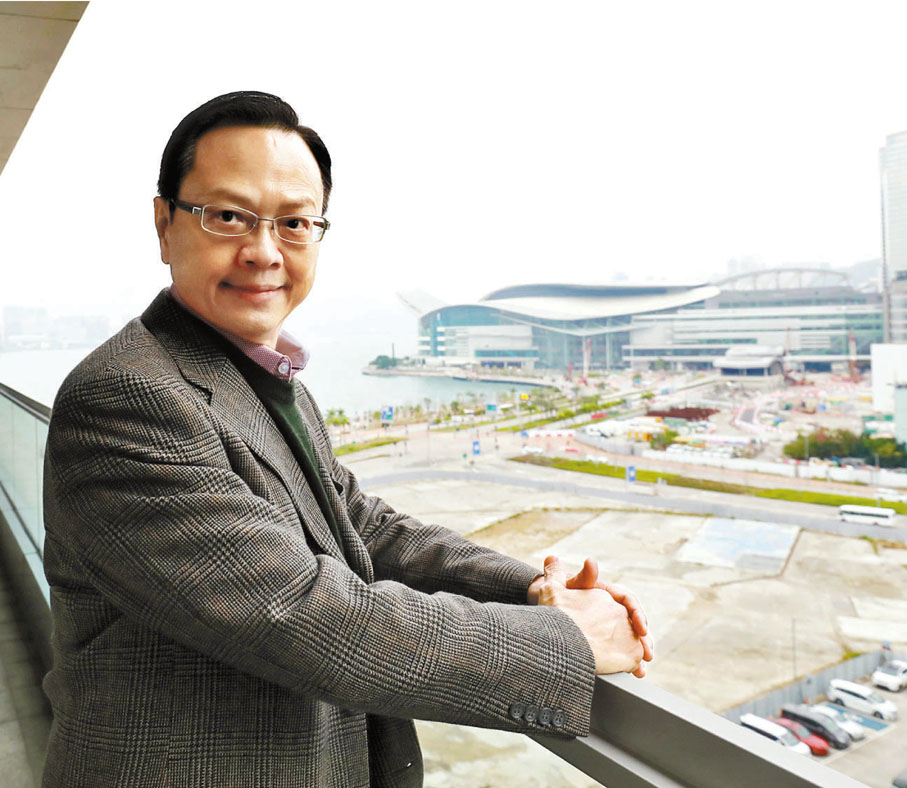 ◆陳紹雄接受香港文匯報專訪。 香港文匯報記者 攝
