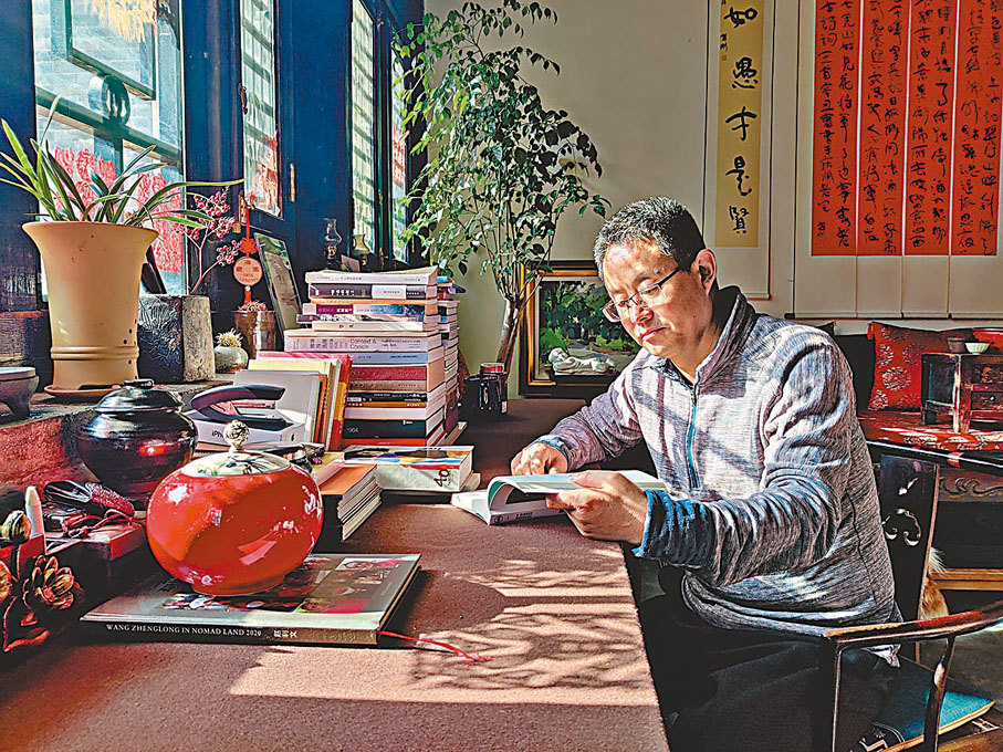 ◆如今陳東茂就生活在這座老宅中。