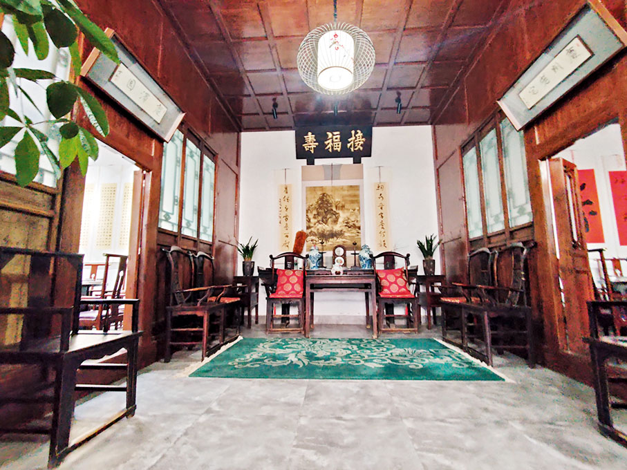 ◆老宅內的家居陳設均為明清時期傢具。