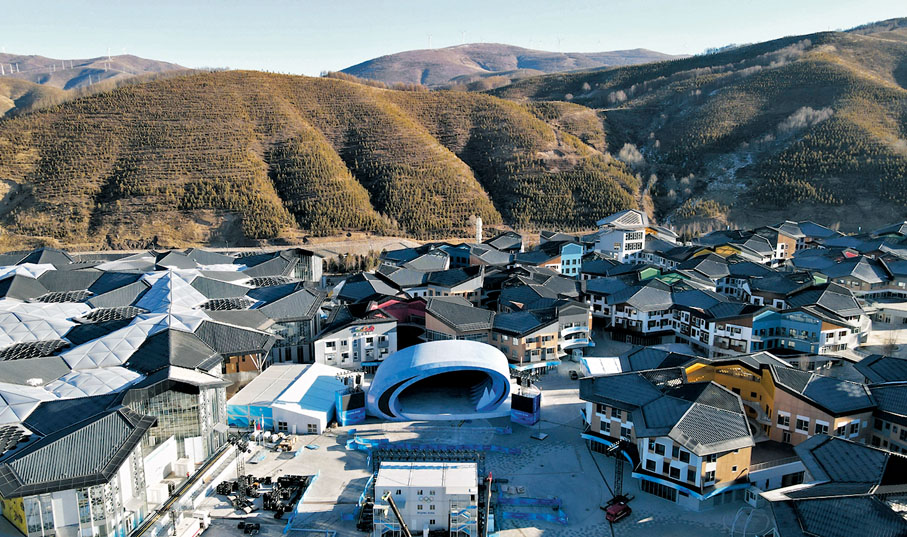 ◆張家口賽區頒獎廣場舞台