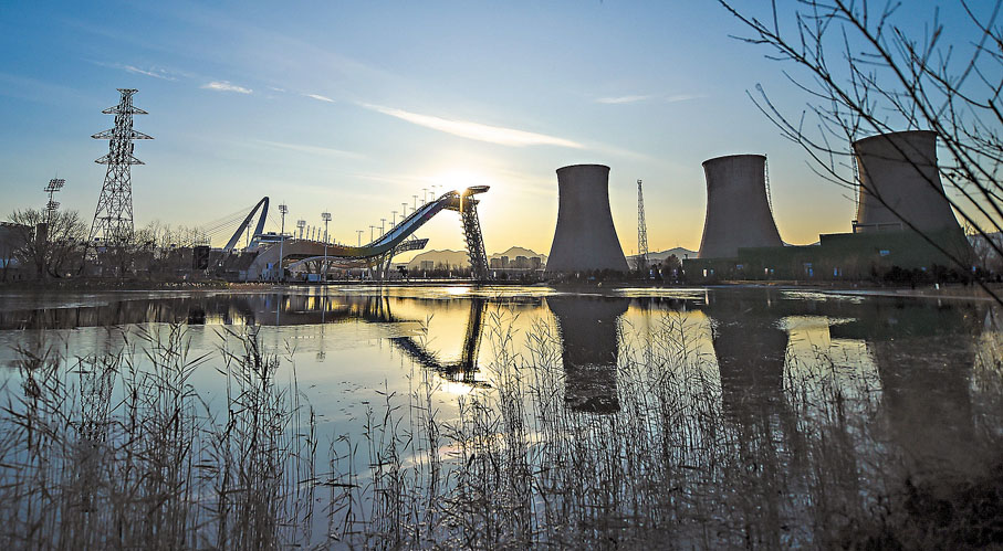 ◆北京首鋼滑雪大跳台外景