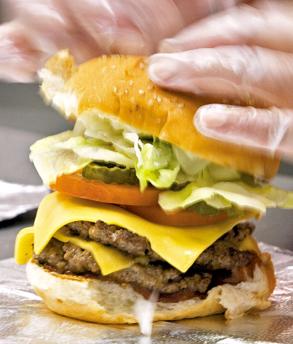 ◆ Five Guys的漢堡包。 資料圖片