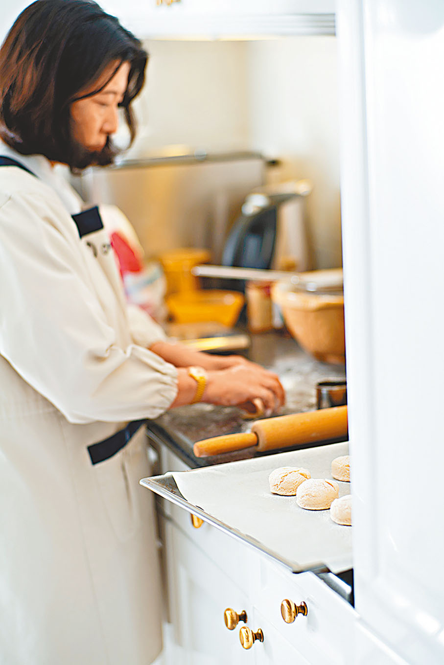 ◆夏卿從小便對烹調有濃厚興趣。