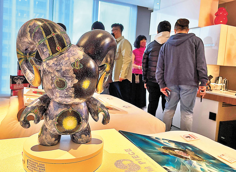 ◆圖為依山美術作品「領頭羊」。