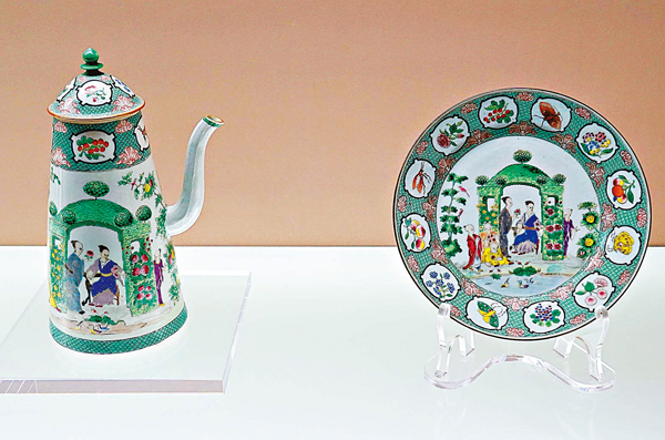 ◆法國吉美國立亞洲藝術博物館藏來自中國景德鎮的瓷器。