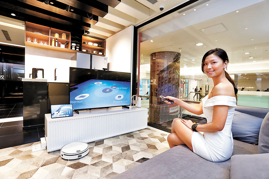 ◆在HarmonyOS智能生活館，大家可體驗由HUAWEI nova 9結合HarmonyOS所帶來的智能家居。