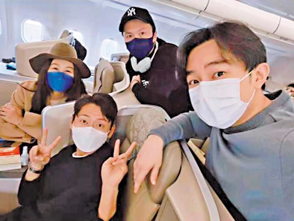 ◆王祖藍帶王浩信、張振朗和高海寧到內地交流。