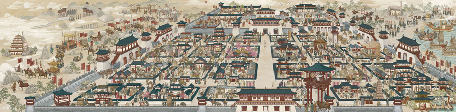 ◆觀眾能從動畫中欣賞盛唐景象。