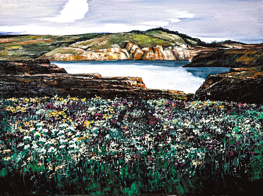 ◆張鐵濤作品《靜謐之夏》。