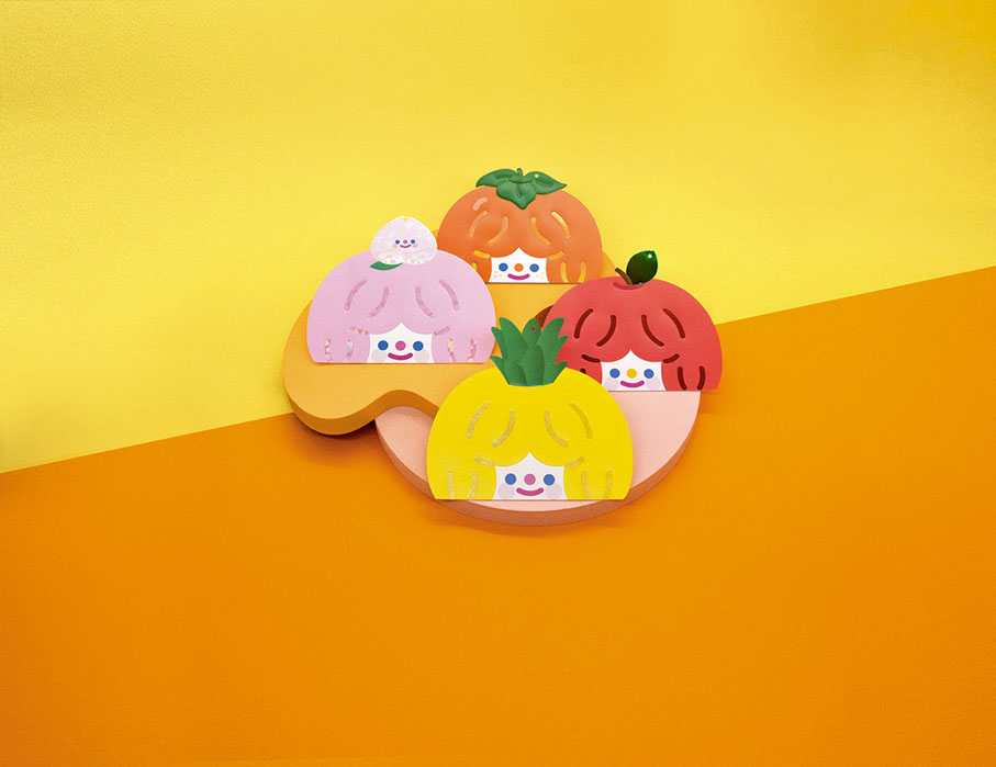 22、LCX 好運連連　一套八個的LCX × RiCO限量版「髮」財水果利是封，以菠蘿、杮子、蘋果和桃造型亮相，祝願大家虎年好運連連﹗