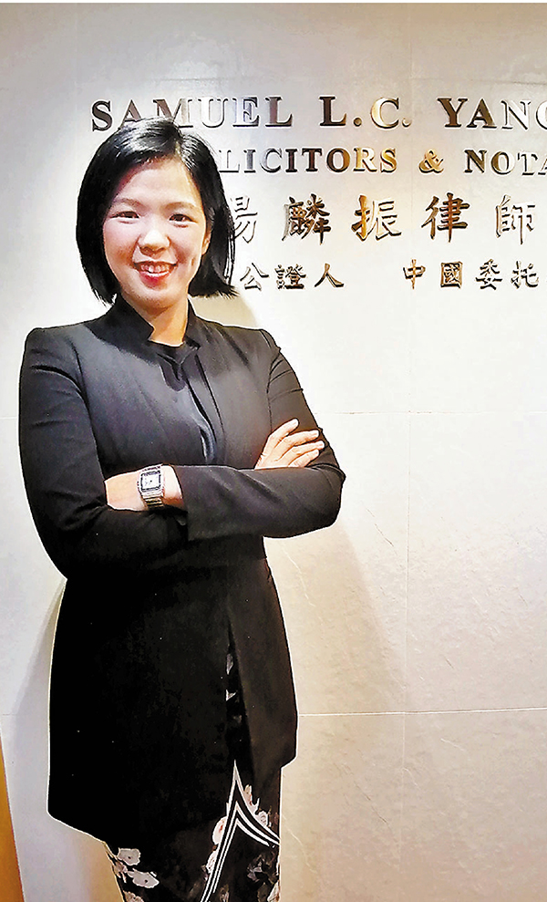 ◆楊靈認為香港專業人士走入大灣區大有可為。