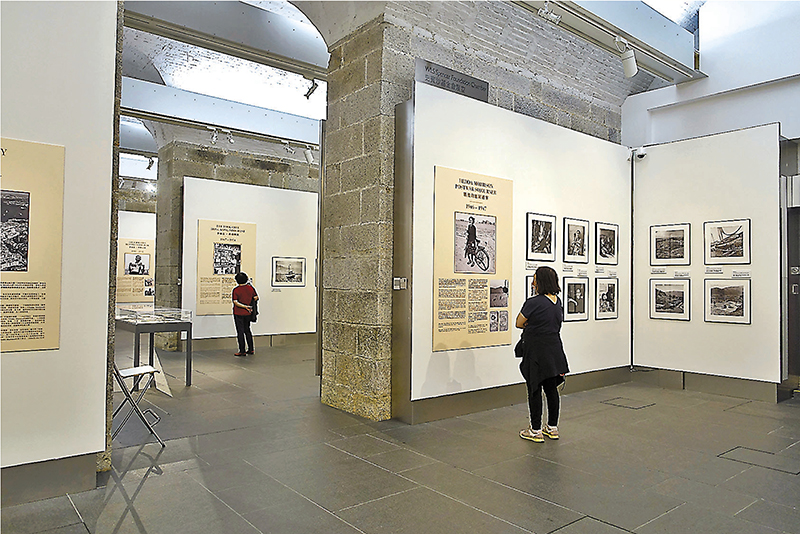 ◆現場展出80多幅香港舊照片。 張美婷 攝