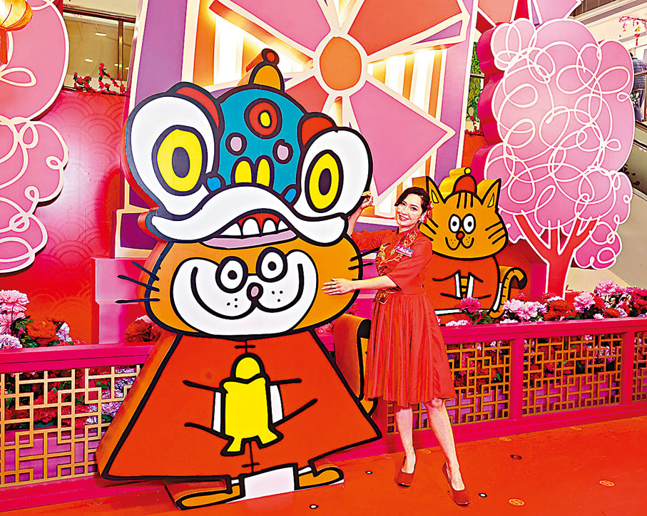 ◆在大埔超級城中的「幸運萌虎」設計