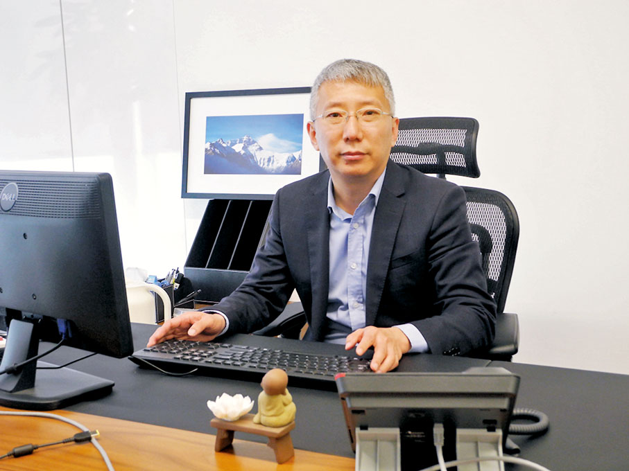 ◆ 星盛私募基金管理（上海）公司總經理吳雲鵬：「在低利率場環境中幾乎不可能持有現金，回歸港股、A股市場可能是當前最好的選擇。」記者 章蘿蘭 攝
