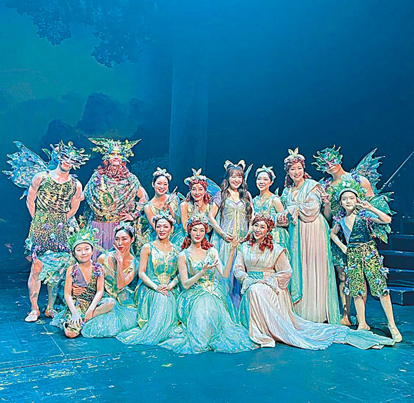 ◆任善惠與《PHANTOM》演員合照。