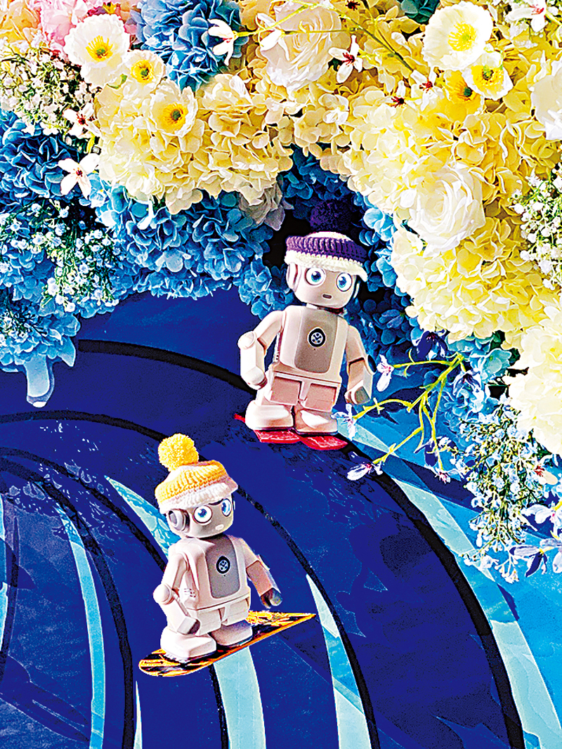 悟空機械人。香港文匯報深圳傳真