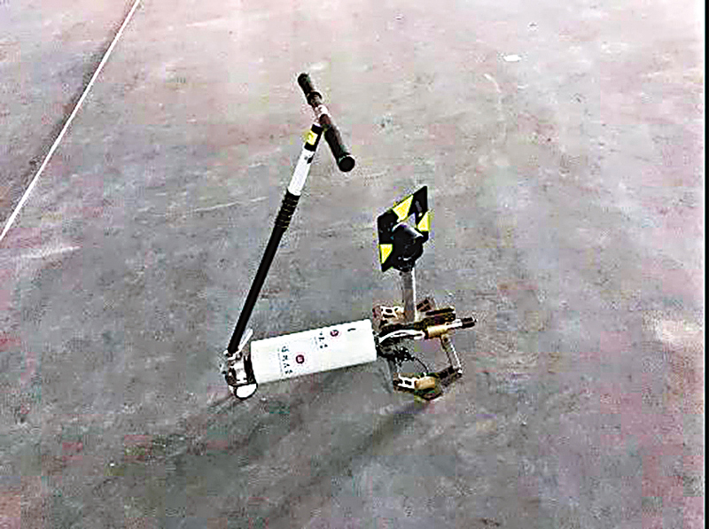 平整度測量機械人。受訪者供圖