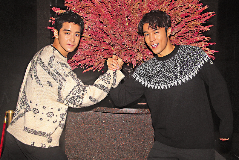 ◆ 丁子朗（右）與余德丞近年備受TVB重用，二人皆充滿幹勁。