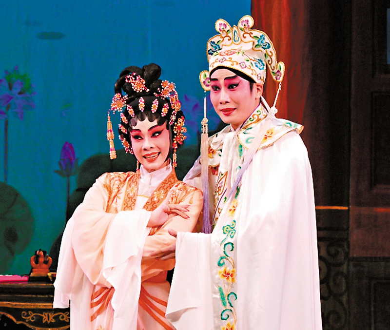 ◆王志良與林穎施主演《蘇小妹三難新郎》。