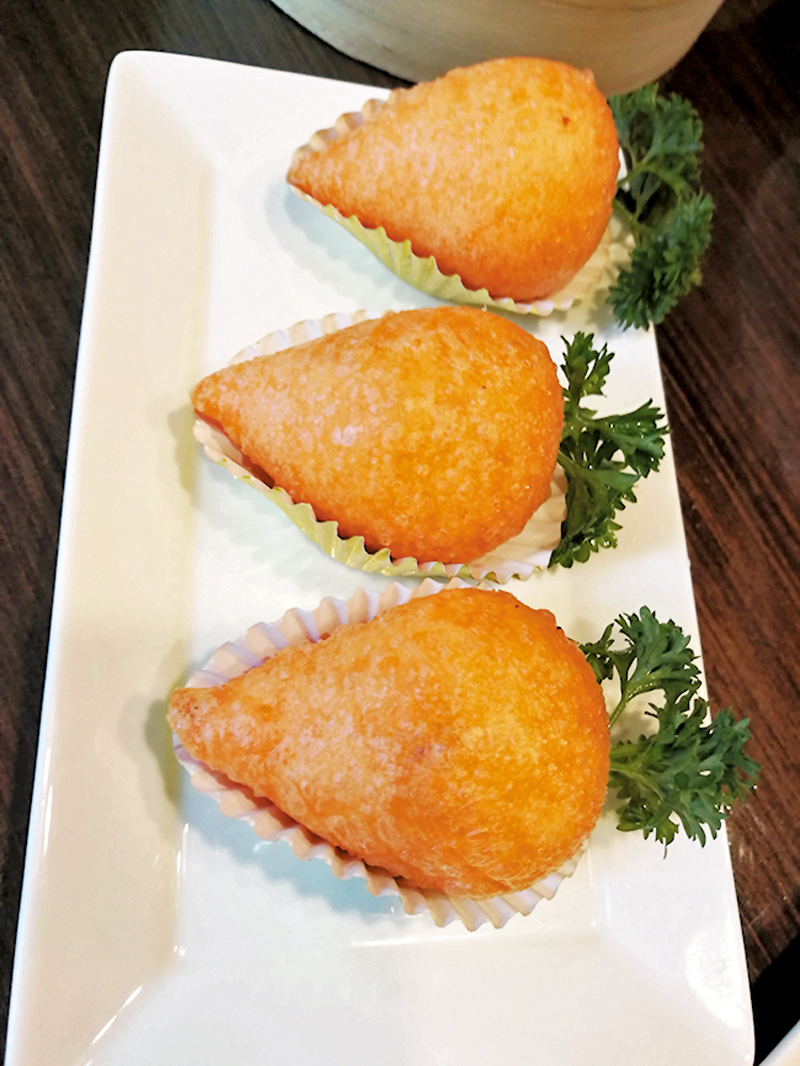 ◆甘筍鹹水角外形超可愛。