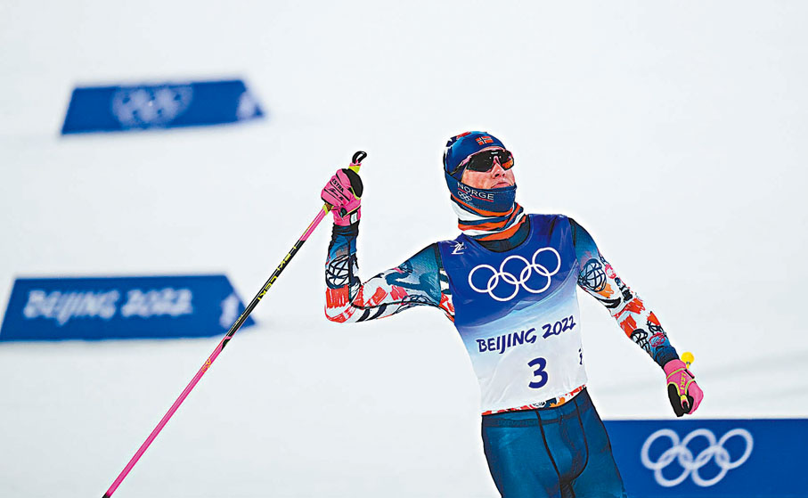 ◆挪威選手約翰內斯．赫斯弗洛特．克萊博。