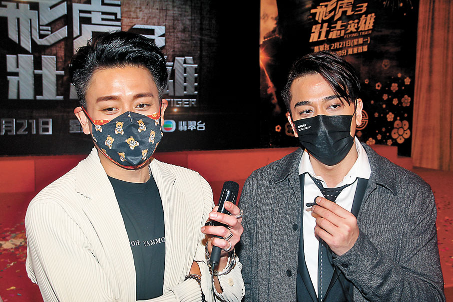 ◆ 黃宗澤(左)與吳卓羲兩好兄弟已三度合作。