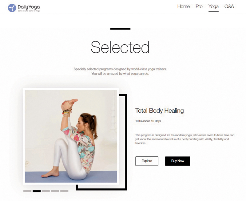 ◆ 健身App Daily Yoga