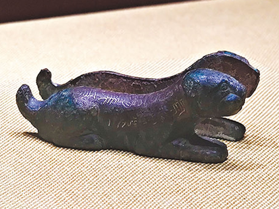 ◆西漢堂陽侯虎符。