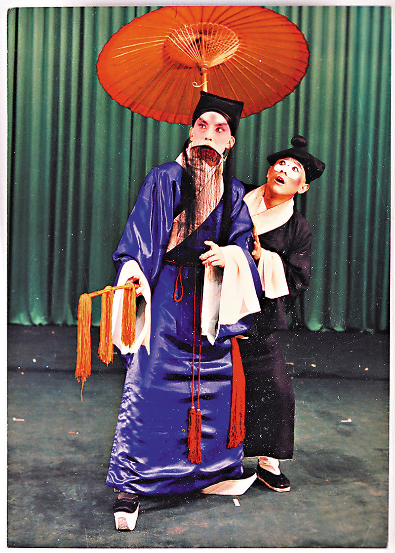 ◆于魁智青年時代演出劇照。