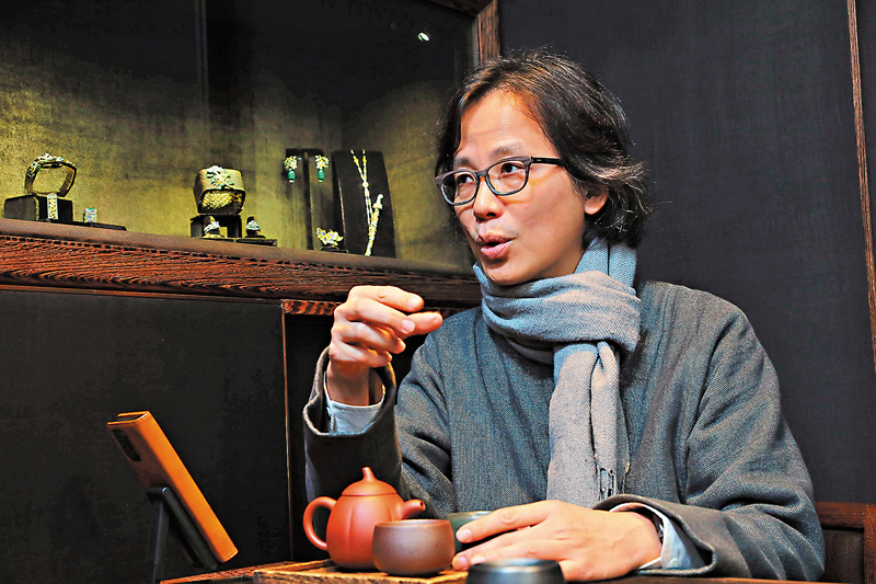 ◆翁狄森希望自己的珠寶作品可成為中西文化的溝通橋樑。