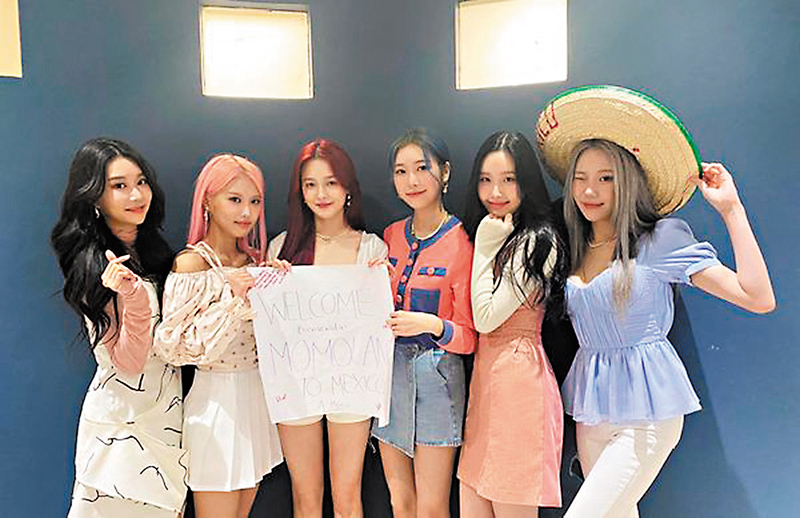 ◆MOMOLAND赴墨西哥做宣傳。