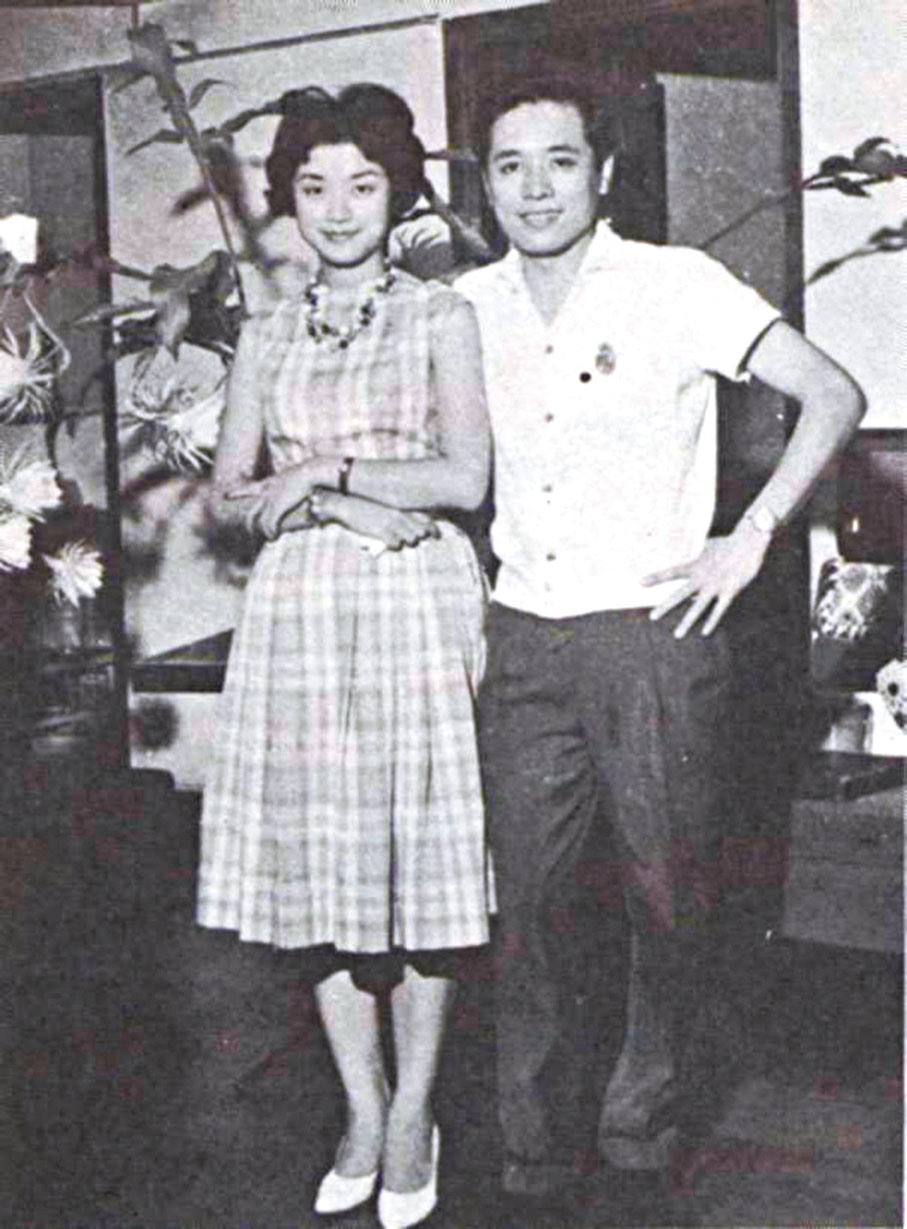 ◆ 年輕時的南紅與楚原。