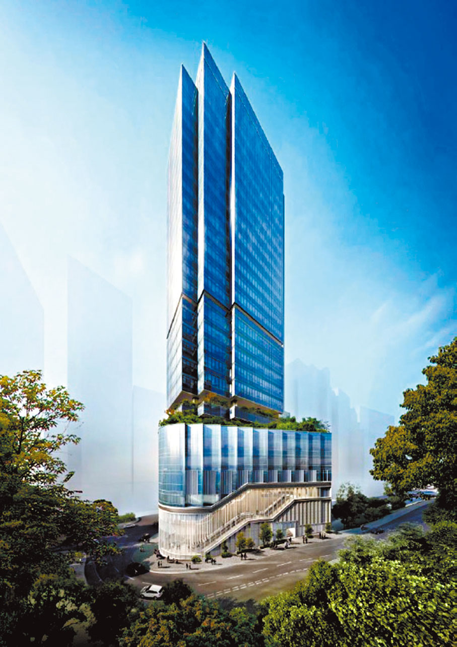 ◆黃竹坑Landmark South預計將於今年第二季落成。電腦效果圖