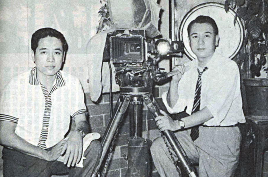 ◆張活游（右）和楚原都是香港演藝界殿堂級人物。