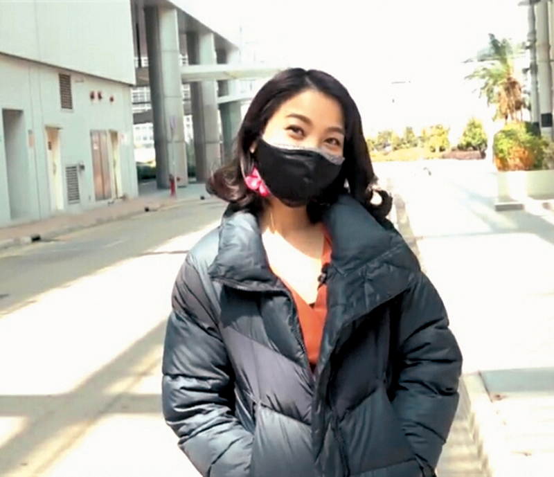 ◆ 姜麗文被哥哥的婚禮場面感動落淚。