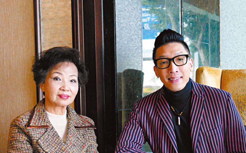 ◆煒唐與尹飛燕為推廣《李後主》的上演接受訪問。